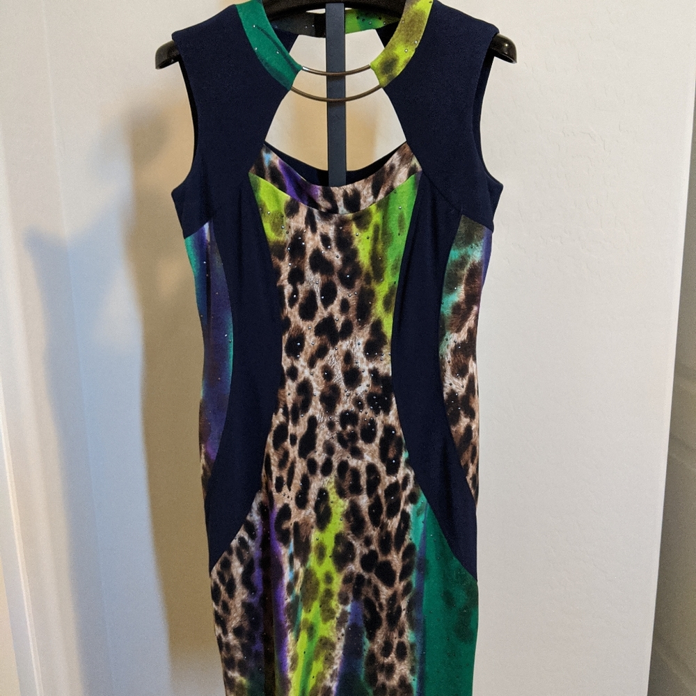 Picadilly Fashion Animal Print Dress